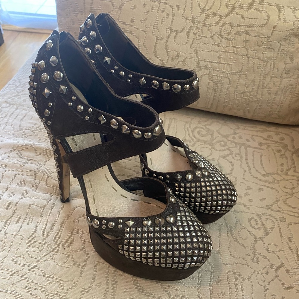 Miu Miu studded High Heel Pumps